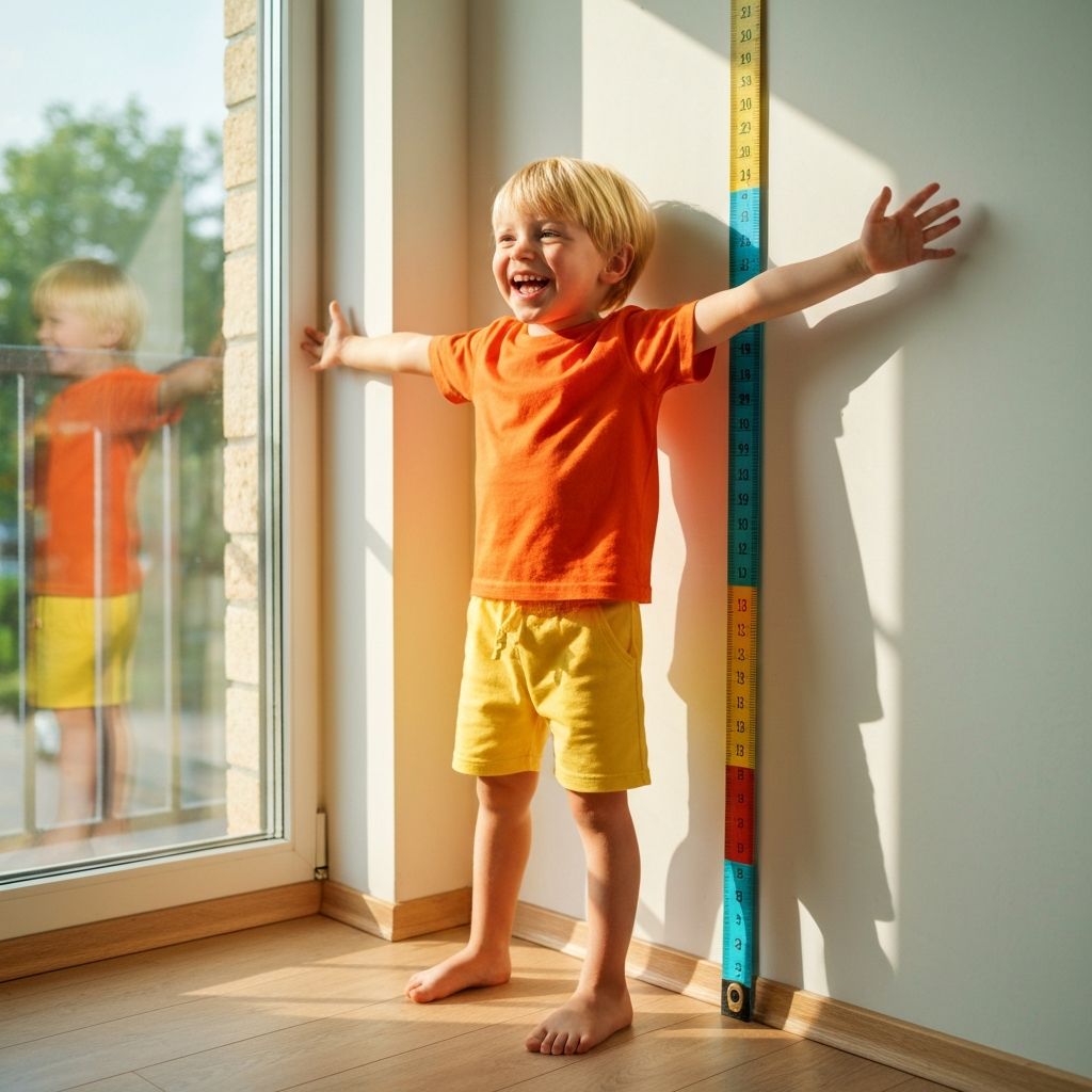 Storleksguide barn - barn som mäts för kläder